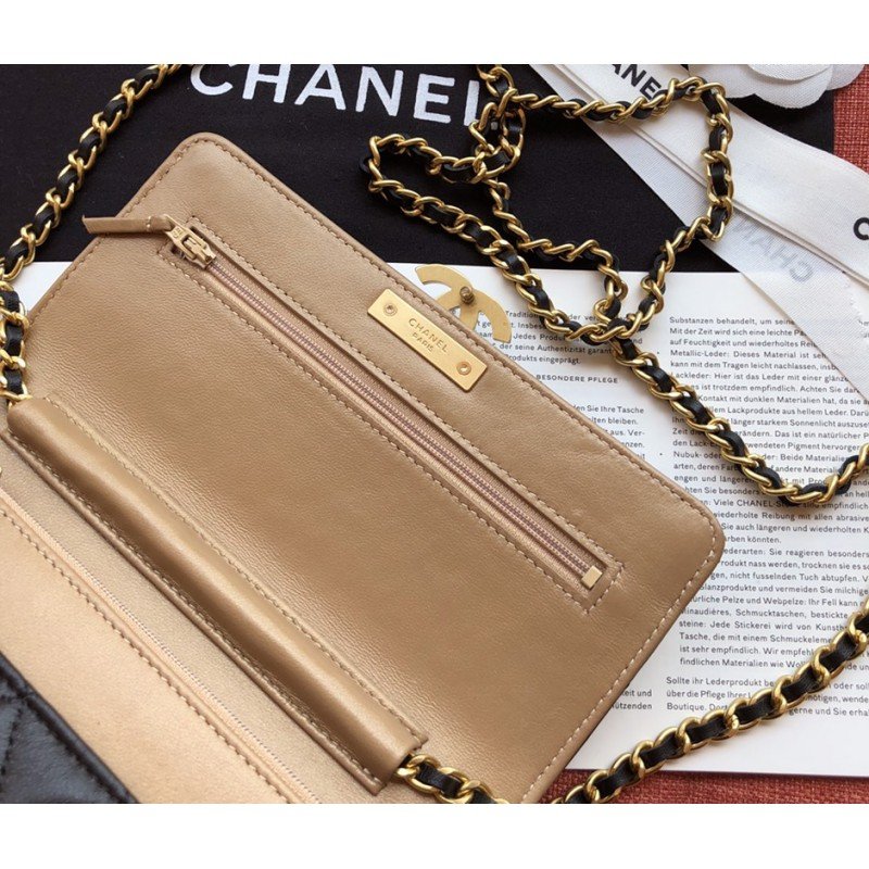 chanel-small-flap-bag-a57275-blackgold-6.jpg Replica Chanel Small Flap Replicas Bag A57275 Best Black/Gold