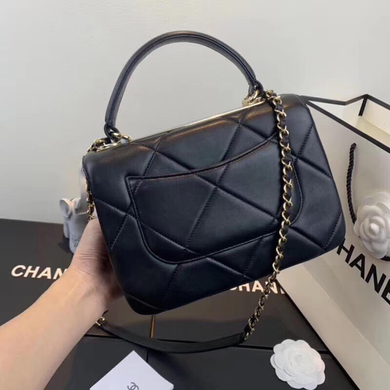 Replica 1:1 Mirror Chanel Small Best Flap Bag With Top Handle A92236