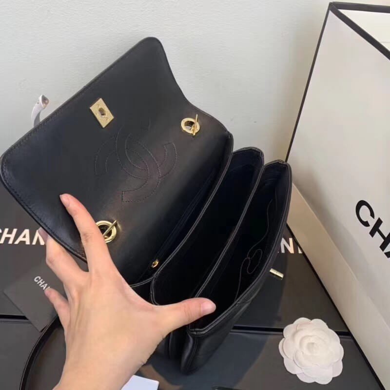 Replica 1:1 Mirror Chanel Small Best Flap Bag With Top Handle A92236