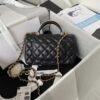 de5d14e9d45be04d996d6d02723a08ce.jpg Replica Chanel Lambskin Mini 1:1 Mirror Flap Bag With Top Handle UK Black As2431