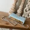 Replica 1:1 Mirror Chanel Wallet On Copy Chain Cloud Blue Ap1450