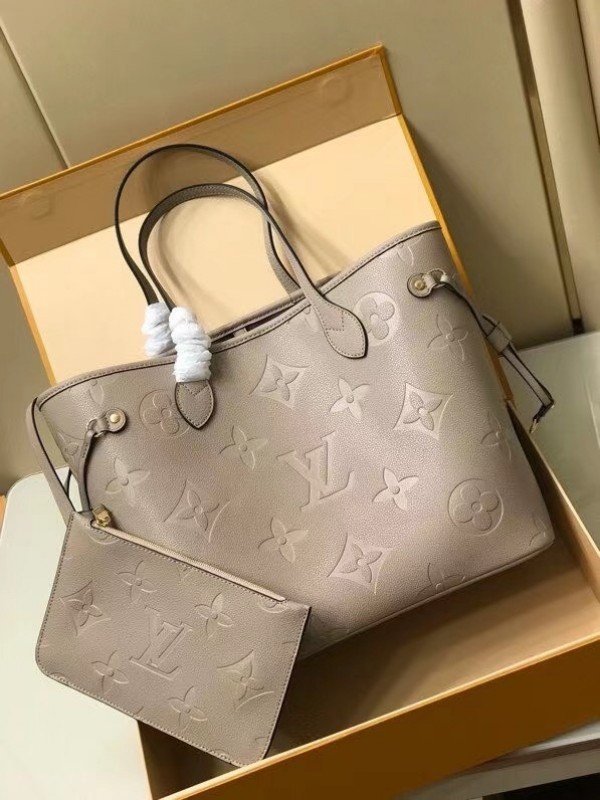 Replica Louis Vuitton Neverfull MM Bag Damier Ebene M45686 BLV519
