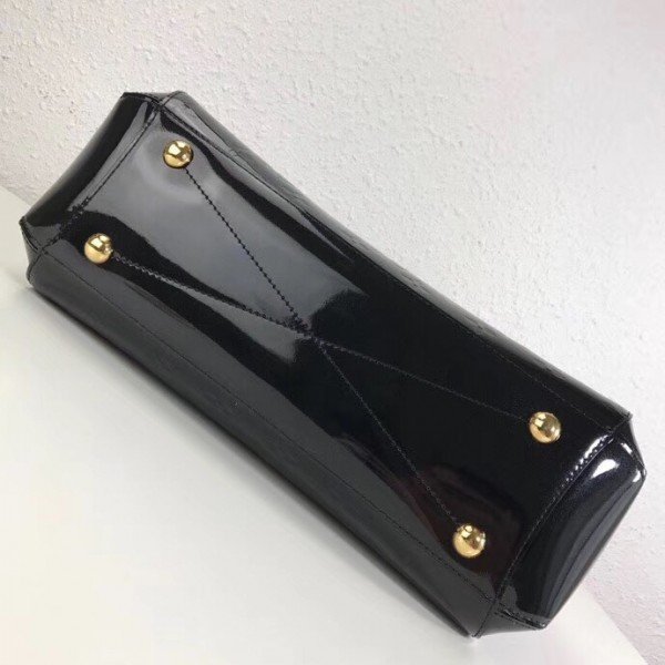 Replica Louis Vuitton Montaigne MM Bag Monogram Vernis M50168 BLV605