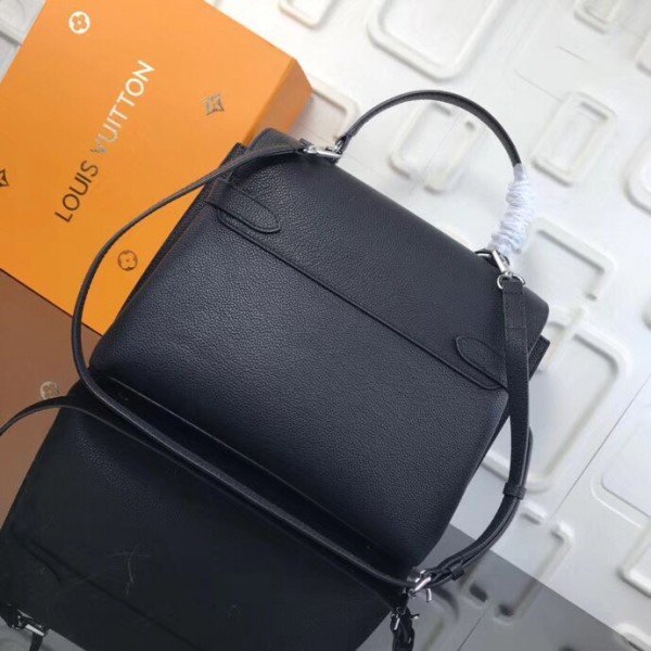 Replica Louis Vuitton Black Lockme Ever Bag M51395 BLV735