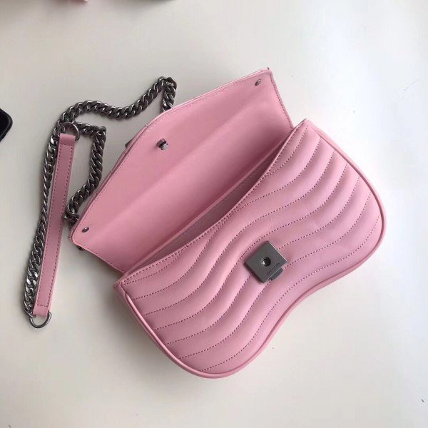 Replica Louis Vuitton Pink New Wave Chain Bag MM M51944 BLV641