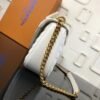 Replica Louis Vuitton White New Wave Chain Bag MM M51945 BLV640
