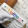 Replica Louis Vuitton White New Wave Chain Bag MM M51945 BLV640
