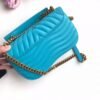 Replica Louis Vuitton Turquoise New Wave Chain Bag MM M51946 BLV648