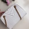 Replica Louis Vuitton White New Wave Chain Tote M51978 BLV649