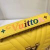 Replica Louis Vuitton Yellow New Wave Chain Bag PM M52565 BLV658
