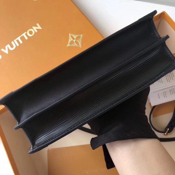 Replica Louis Vuitton Black Trunk Clutch Epi Leather M53052 BLV184