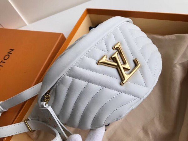 Replica Louis Vuitton White New Wave Bum Bag M53861 BLV638