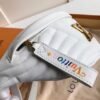 Replica Louis Vuitton White New Wave Bum Bag M53861 BLV638