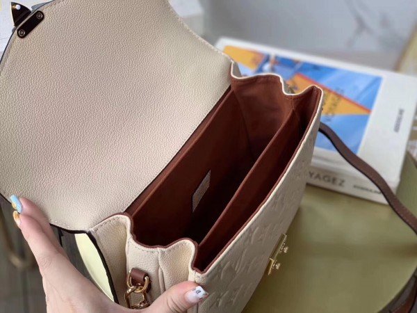 Replica Louis Vuitton Pochette Metis Braided Monogram Empreinte M53940 BLV568
