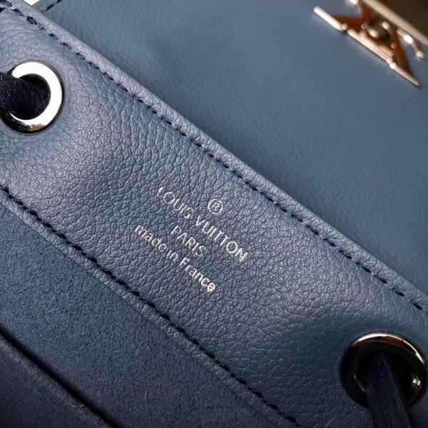 Replica Louis Vuitton Blue Jean Lockme Mini Backpack M55017 BLV027