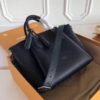 Replica Louis Vuitton Black Haumea Bag Mahina Leather M55029 BLV273