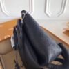 Replica Louis Vuitton Black Haumea Bag Mahina Leather M55029 BLV273