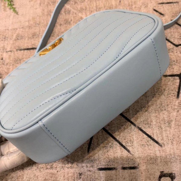 Replica Louis Vuitton Bleu Porcelaine New Wave Camera Bag M55329 BLV635