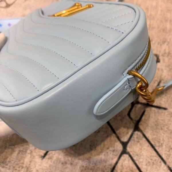 Replica Louis Vuitton Bleu Porcelaine New Wave Camera Bag M55329 BLV635
