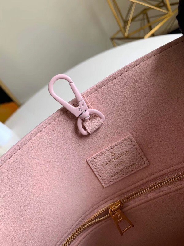 Replica Louis Vuitton White Lockme Tote PM Bag M55818 BLV779