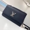 Replica Louis Vuitton Black Lockme Clutch M56087 BLV693