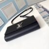 Replica Louis Vuitton Black Lockme Clutch M56087 BLV693