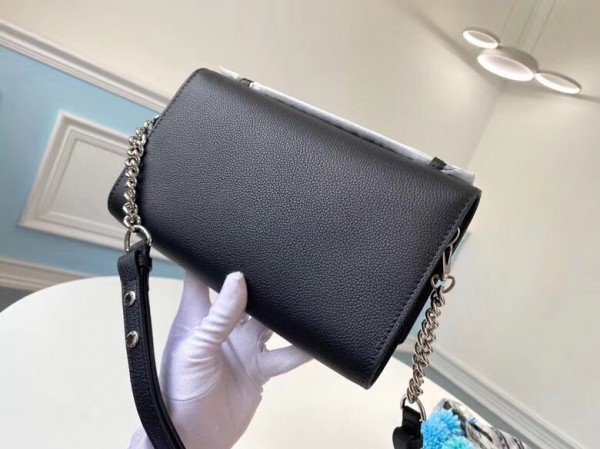 Replica Louis Vuitton Black Lockme Clutch M56087 BLV693