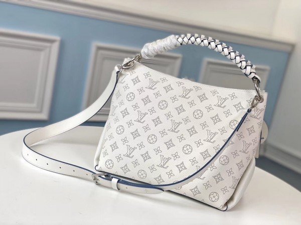 Replica Louis Vuitton Beaubourg Hobo MM Mahina Leather M56201 BLV242