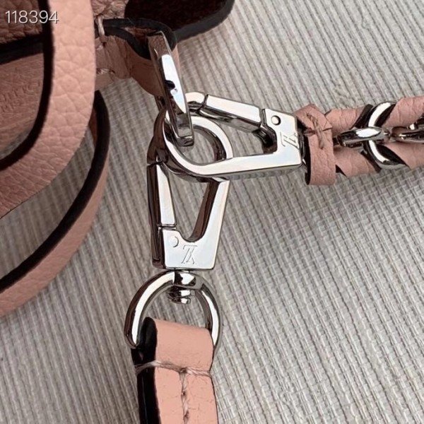 Replica Louis Vuitton Bella Bag In Magnolia Mahina Leather M57068 BLV243