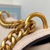 Replica Louis Vuitton Lockme Chain PM Bag In Griege Leather M57072 BLV683
