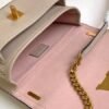 Replica Louis Vuitton Lockme Chain PM Bag In Griege Leather M57072 BLV683