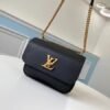 Replica Louis Vuitton Lockme Chain PM Bag In Green Leather M57073 BLV684