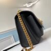 Replica Louis Vuitton Lockme Chain PM Bag In Green Leather M57073 BLV684