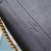 Replica Louis Vuitton Lockme Chain PM Bag In Green Leather M57073 BLV684