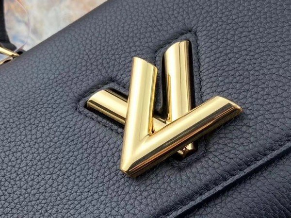 Replica Louis Vuitton Twist One Handle MM Black Bag M57090 BLV679
