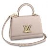 Replica Louis Vuitton Twist One Handle PM Greige Bag M57214 BLV675