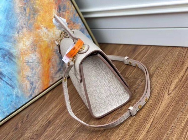 Replica Louis Vuitton Twist One Handle PM Greige Bag M57214 BLV675
