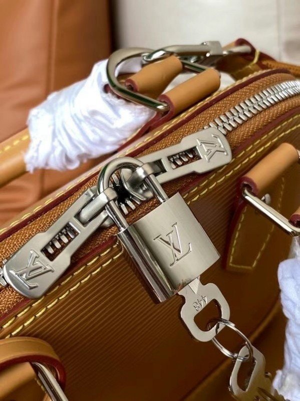 Replica Louis Vuitton Epi Alma BB Bag With Jacquard Strap M57540 BLV164