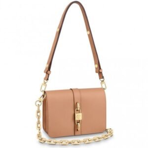 Replica Louis Vuitton Capucines MM Brown and yellow with brown M48865