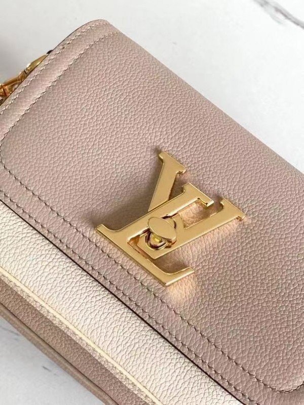 Replica Louis Vuitton Greige Lockme Tender Bag M58554 BLV710