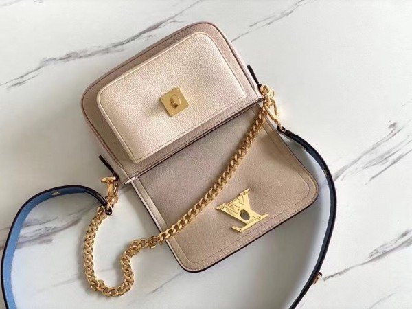 Replica Louis Vuitton Greige Lockme Tender Bag M58554 BLV710