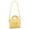 Replica Louis Vuitton Twist PM Bag In Yellow Taurillon Leather M58571 BLV713