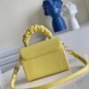 Replica Louis Vuitton Twist PM Bag In Yellow Taurillon Leather M58571 BLV713