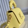 Replica Louis Vuitton Twist PM Bag In Yellow Taurillon Leather M58571 BLV713