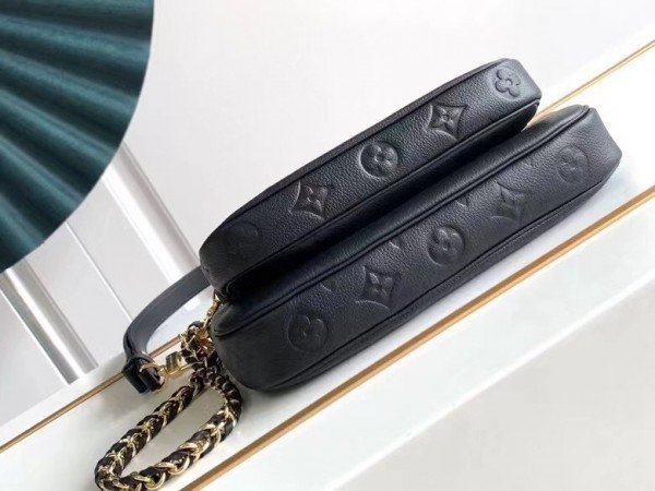 Replica Louis Vuitton Multi Pochette Accessoires Monogram Empreinte M80399 BLV510
