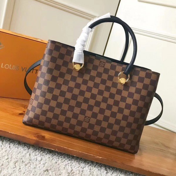Replica Louis Vuitton LV Riverside Bag Damier Ebene N40050 BLV121