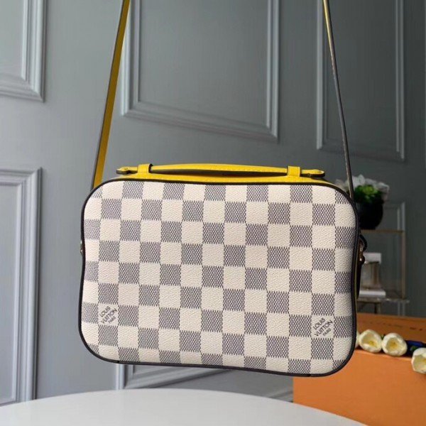 n40154-2.jpg Replica Louis Vuitton Saintonge Bag Damier Azur N40154 BLV038