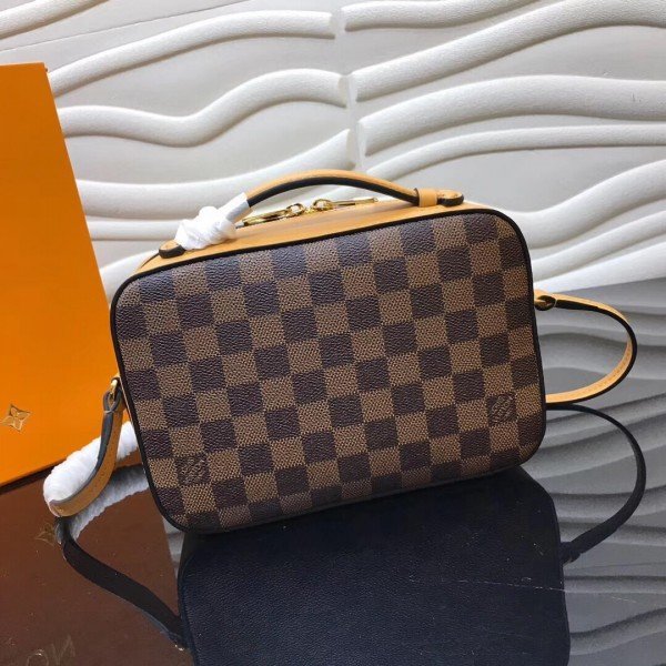 Replica Louis Vuitton Santa Monica Bag Damier Ebene N40178 BLV077