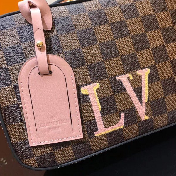 Replica Louis Vuitton Santa Monica Bag Damier Ebene N40179 BLV076
