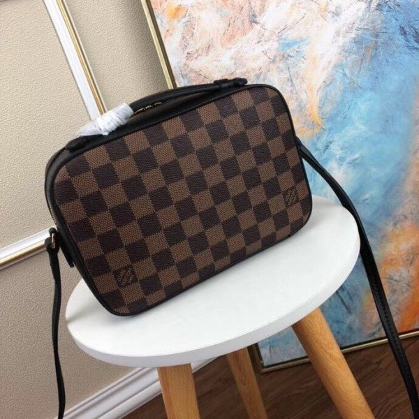 Replica Louis Vuitton Santa Monica Bag Damier Ebene N40189 BLV075